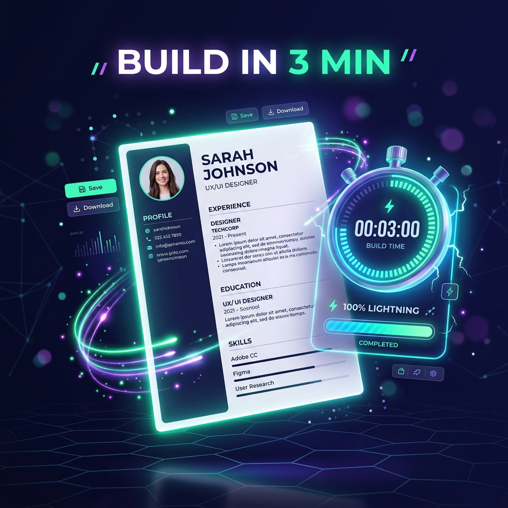 How to Create and Build a Resume in 3 Min: The Quick Resume Builder Guide
